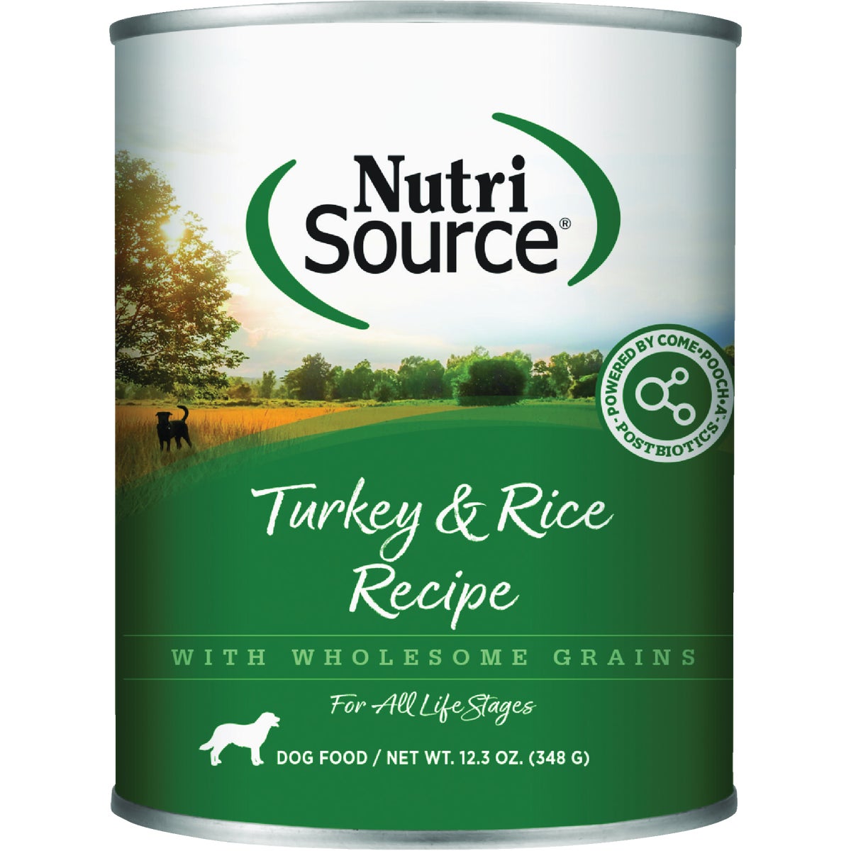 NutriSource 12.3 Oz. Turkey & Rice Recipe Wet Dog Food Image 1