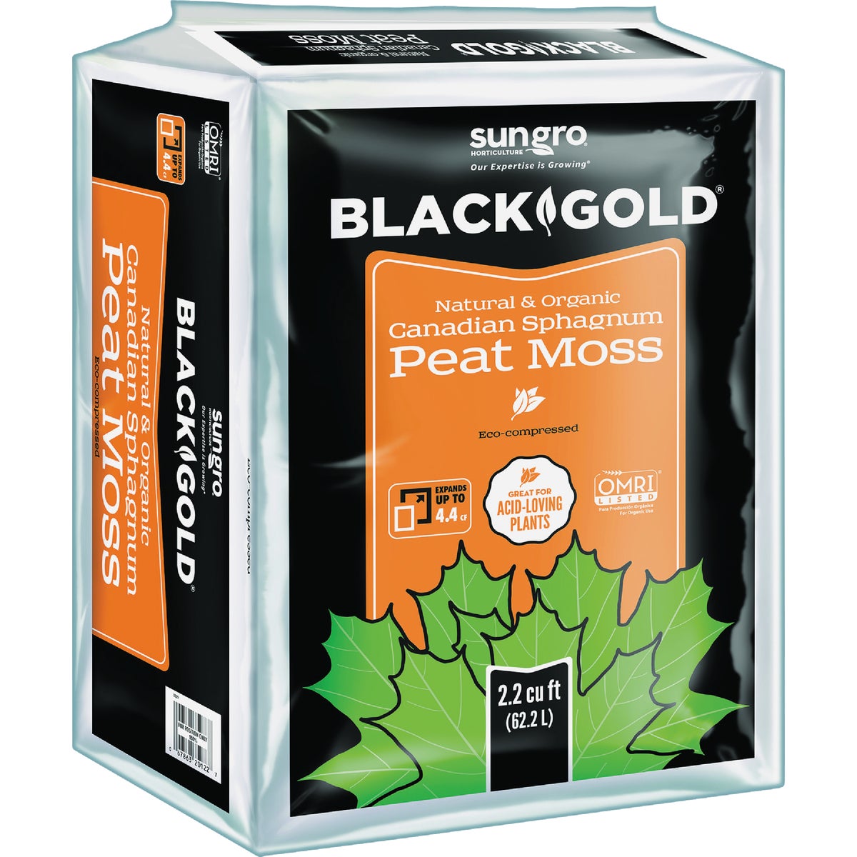 Black Gold 2.2 Cu. Ft. Natural & Organic Canadian Sphagnum Peat Moss