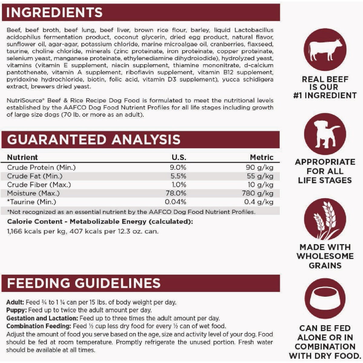 NutriSource 12.3 Oz. Turkey & Rice Recipe Wet Dog Food Image 5