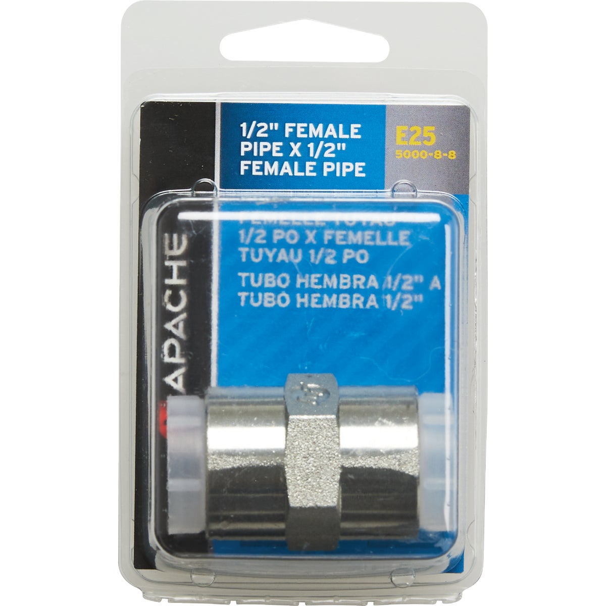 Apache 1/2 In. Female Pipe x 1/2 In. Female Pipe Hydraulic Hose Adapter Image 2