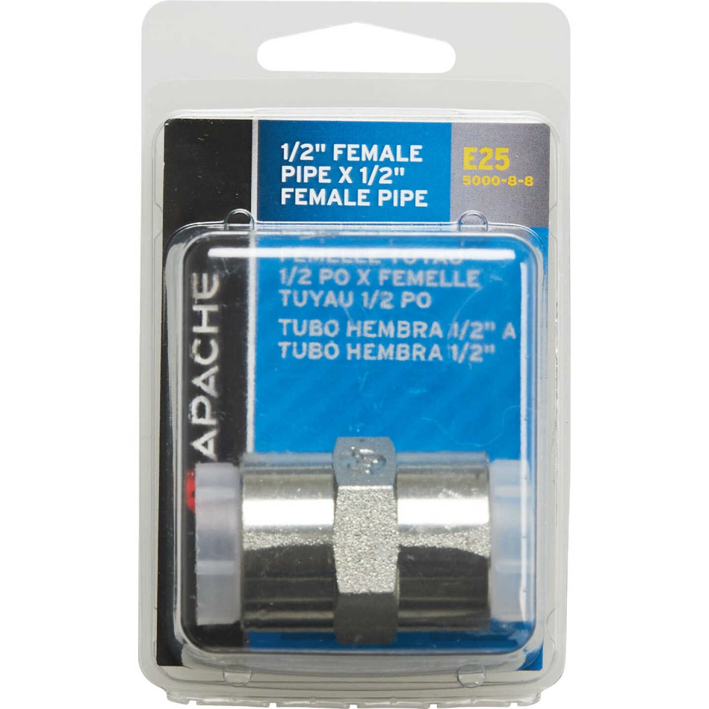 Apache 1/2 In. Female Pipe x 1/2 In. Female Pipe Hydraulic Hose Adapter Image 2