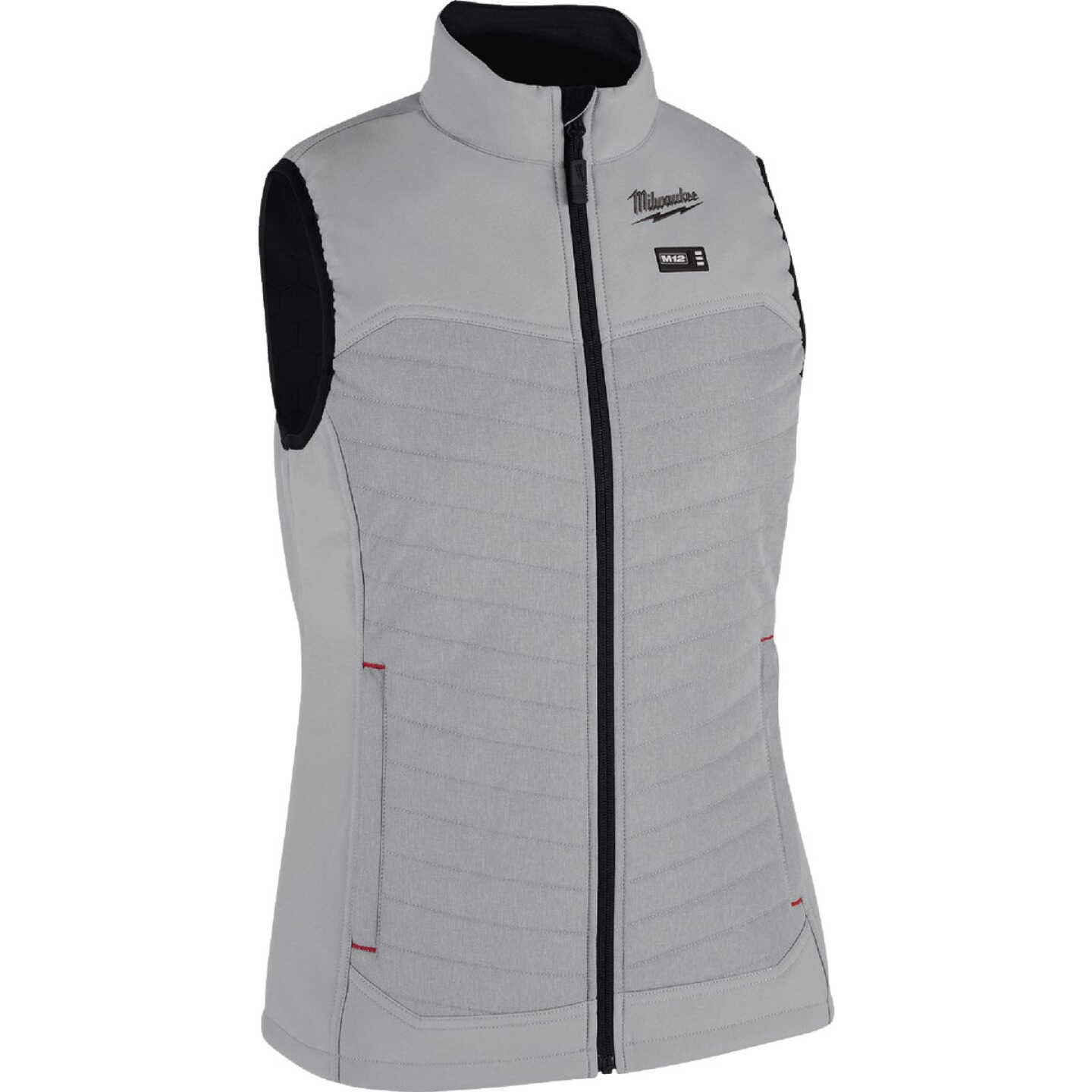 Milwaukee M12 AXIS Women's Gray Cordless Heated Vest, XL Image 2
