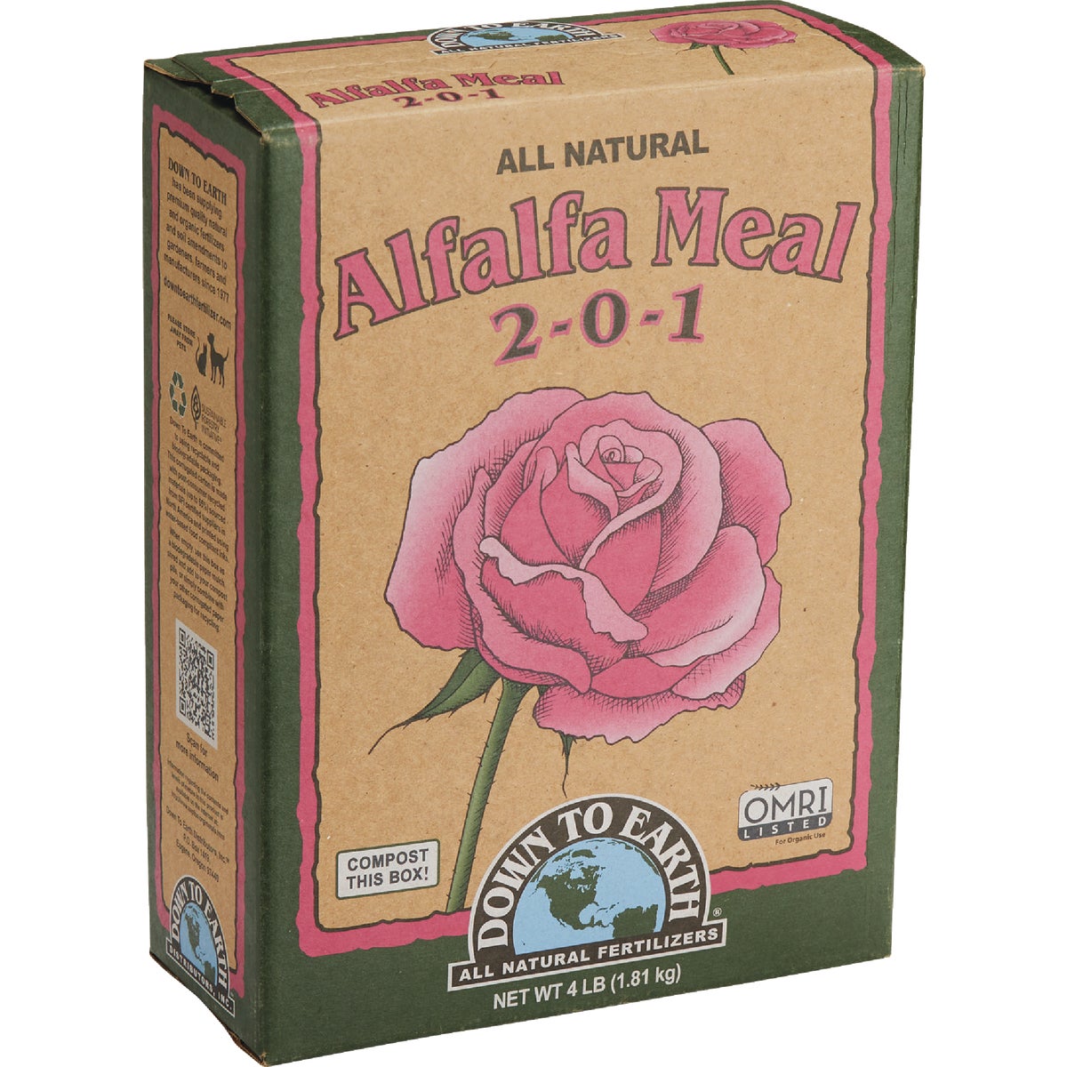 Down To Earth 4 Lb. 2-0-1 Alfalfa Meal