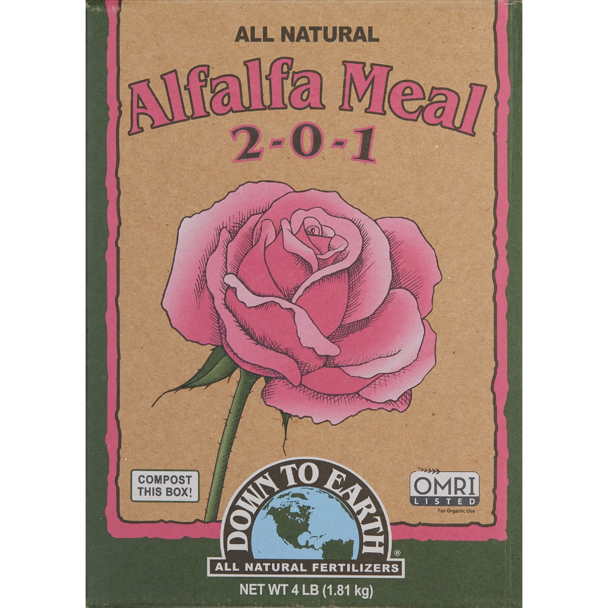 Down To Earth 4 Lb. 2-0-1 Alfalfa Meal Image 5