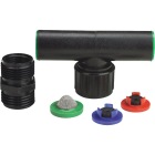 Raindrip 1/2 In. Female Hose Thread x 1/2 In. Compression Swivel Tee Image 2