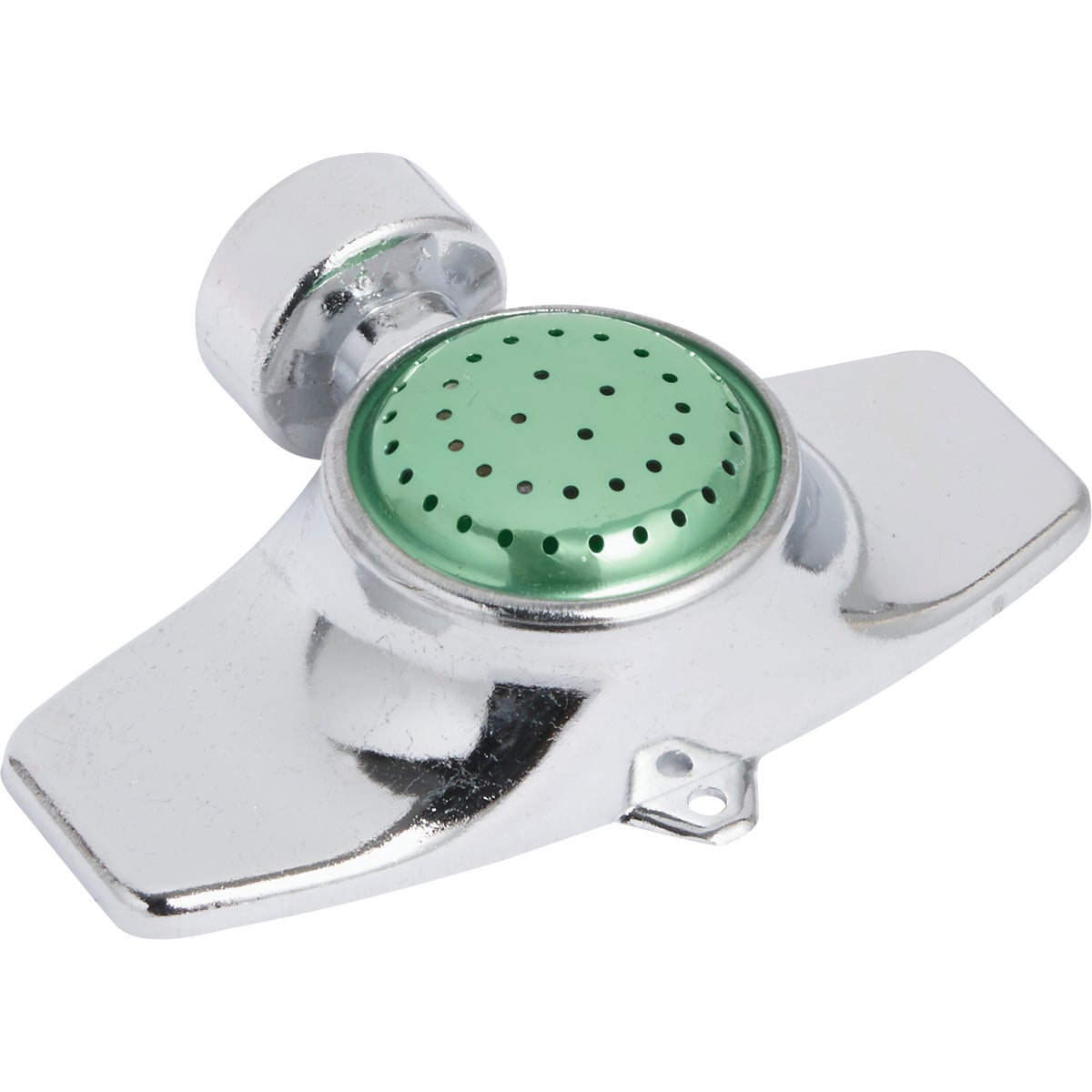 Best Garden Metal 30 Ft. Dia. Spot Stationary Sprinkler, Metallic & Green Image 3