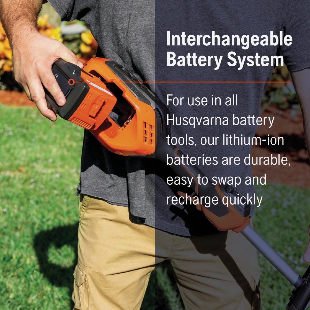 Husqvarna 320iL Weed Eater Battery Trimmer Kit Image 9