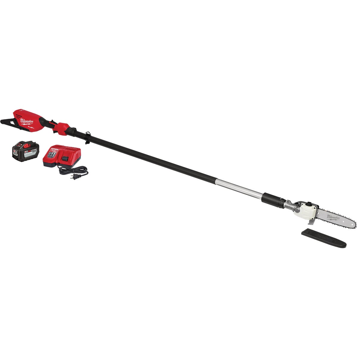 Milwaukee M18 FUEL Brushless 10 In. Telescoping Cordless Pole Saw Kit with 12.0 Ah Battery & Charger Image 1