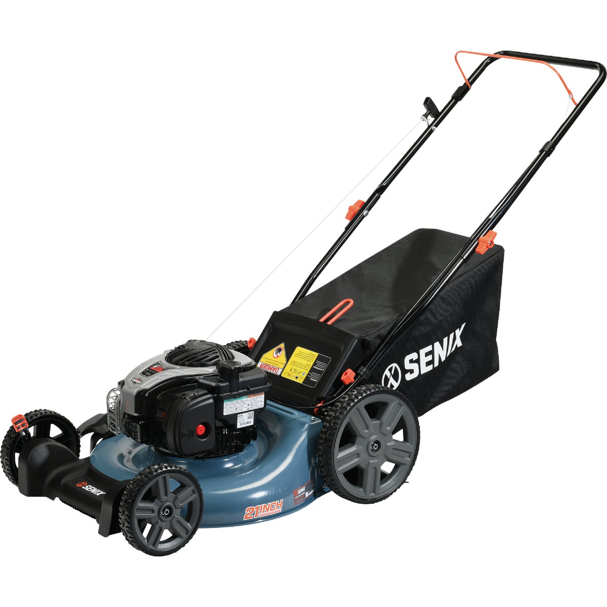 Senix 21 In. 140cc 4-Cycle 3-In-1 Push Gas Lawn Mower Image 7