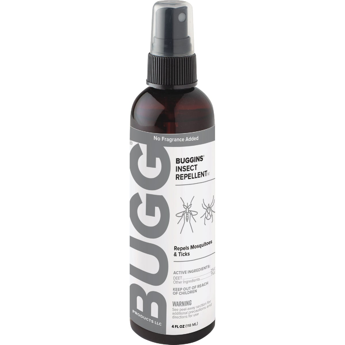 Bugg Buggins 6 Oz. 25% Deet Insect Repellent IV, No Fragrance