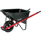 Truper 6 Cu. Ft. Steel Wheelbarrow Image 1