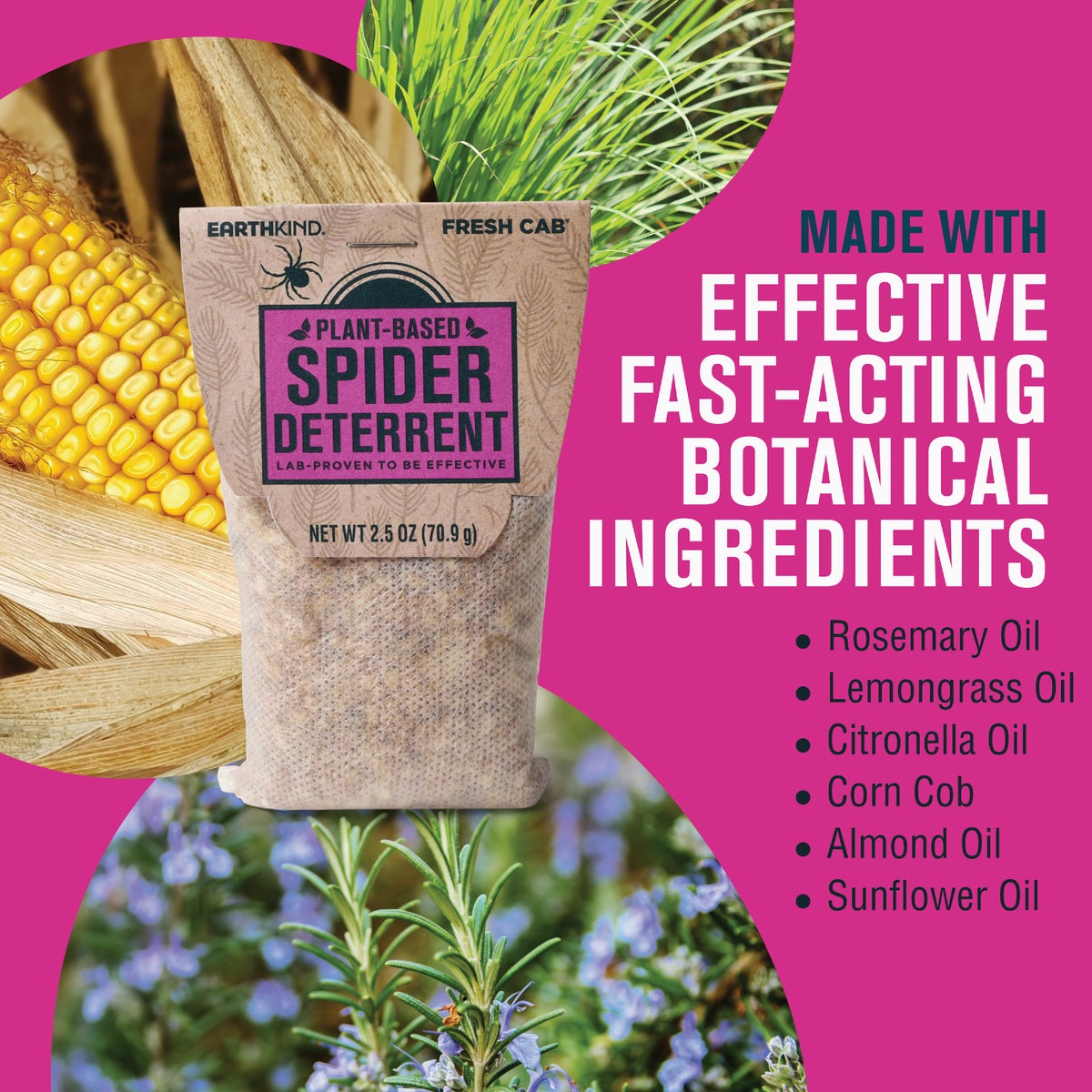 EarthKind Fresh Cab Spider Deterrent (4-Pack) Image 3
