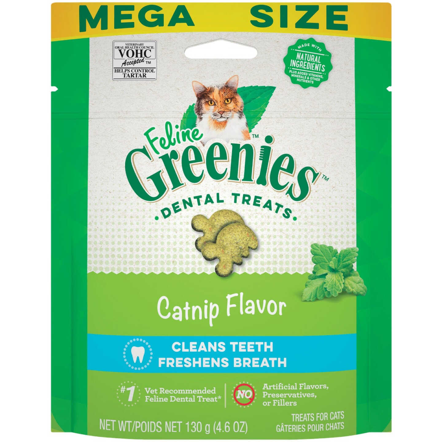 Greenies Catnip 4.6 Oz. Dental Cat Treats Image 1