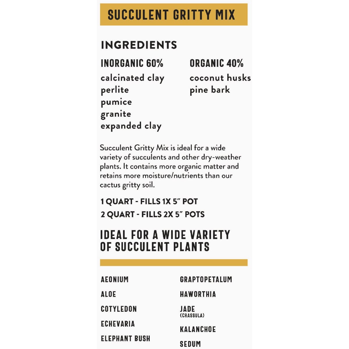 Sol Soils 2 Qt. Succulent Gritty Mix Image 5