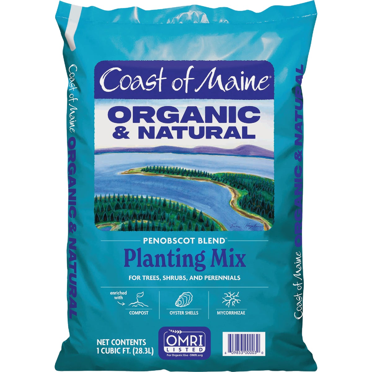 Coast of Maine Penobscot Blend 1 Cu. Ft. Organic & Natural Top Soil Planting Mix