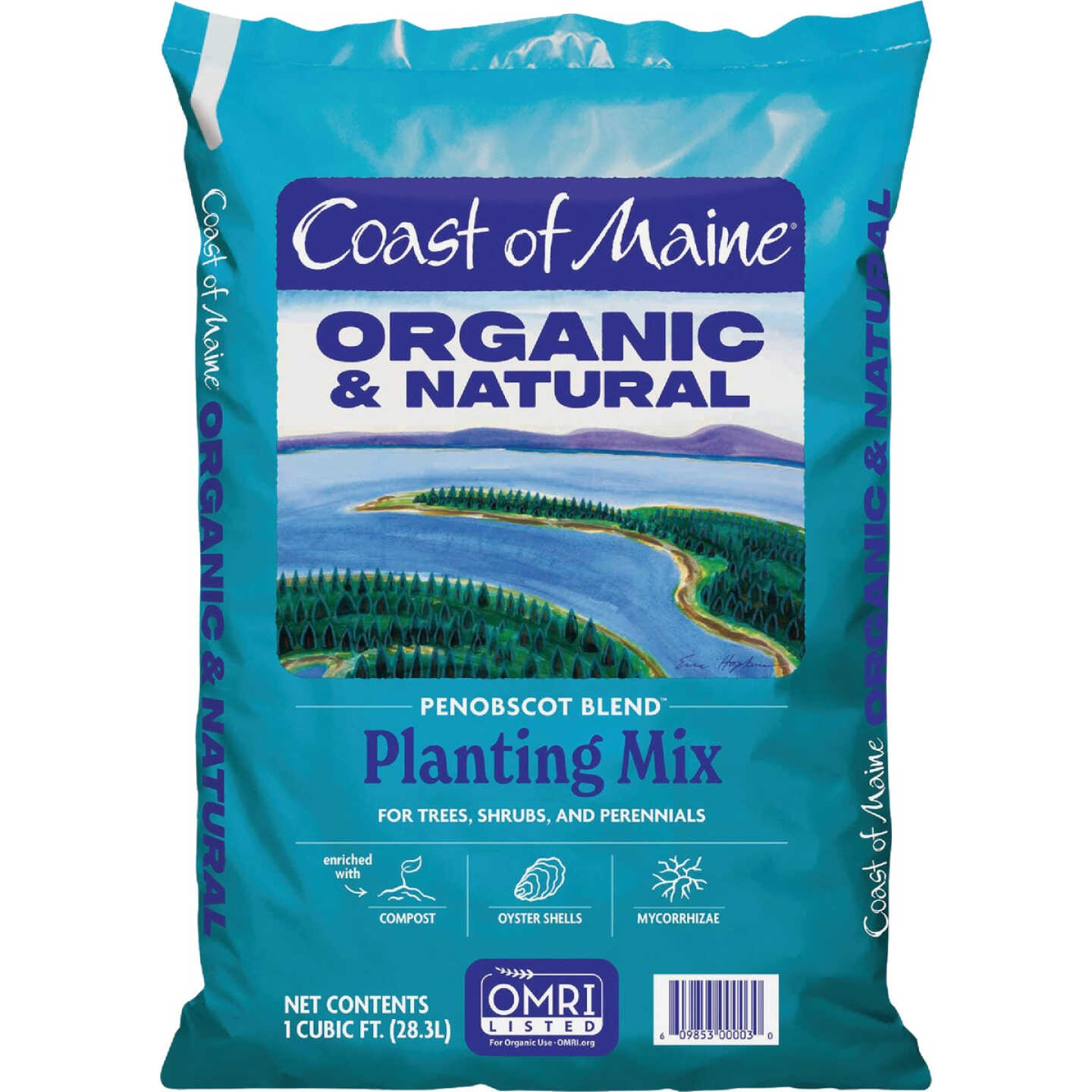 Coast of Maine Penobscot Blend 1 Cu. Ft. Organic & Natural Top Soil Planting Mix Image 1