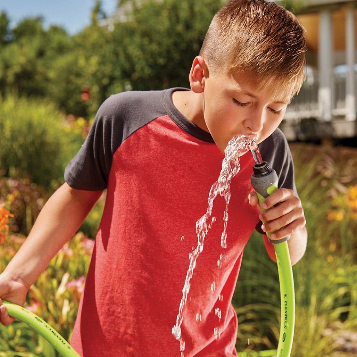 Flexzilla 5/8 In. Dia. x 75 Ft. L. Drinking Water Safe Garden Hose with SwivelGrip Connections Image 5