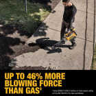 DEWALT 60V MAX Brushless High Power Cordless Blower Kit with FLEXVOLT 12.0 Ah Battery & Fast Charger Image 5