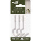 National Hardware 2-1/2 In. White Ceiling Hook (3-Pack) Image 3
