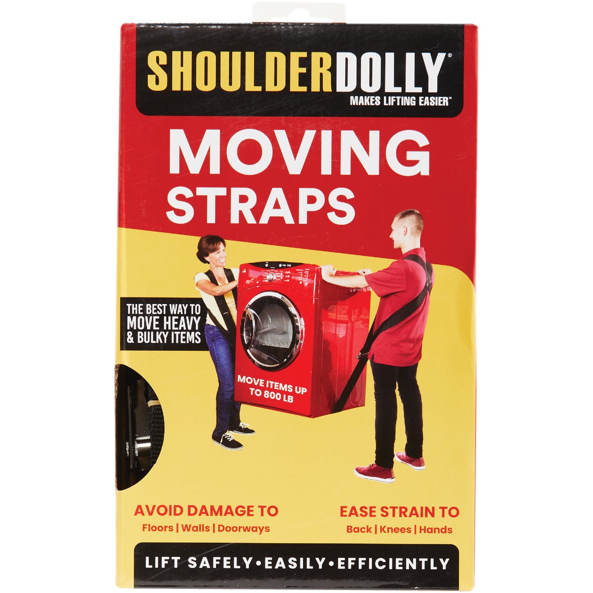 Nielsen 800 Lb. Capacity Moving Straps Shoulder Dolly Image 2