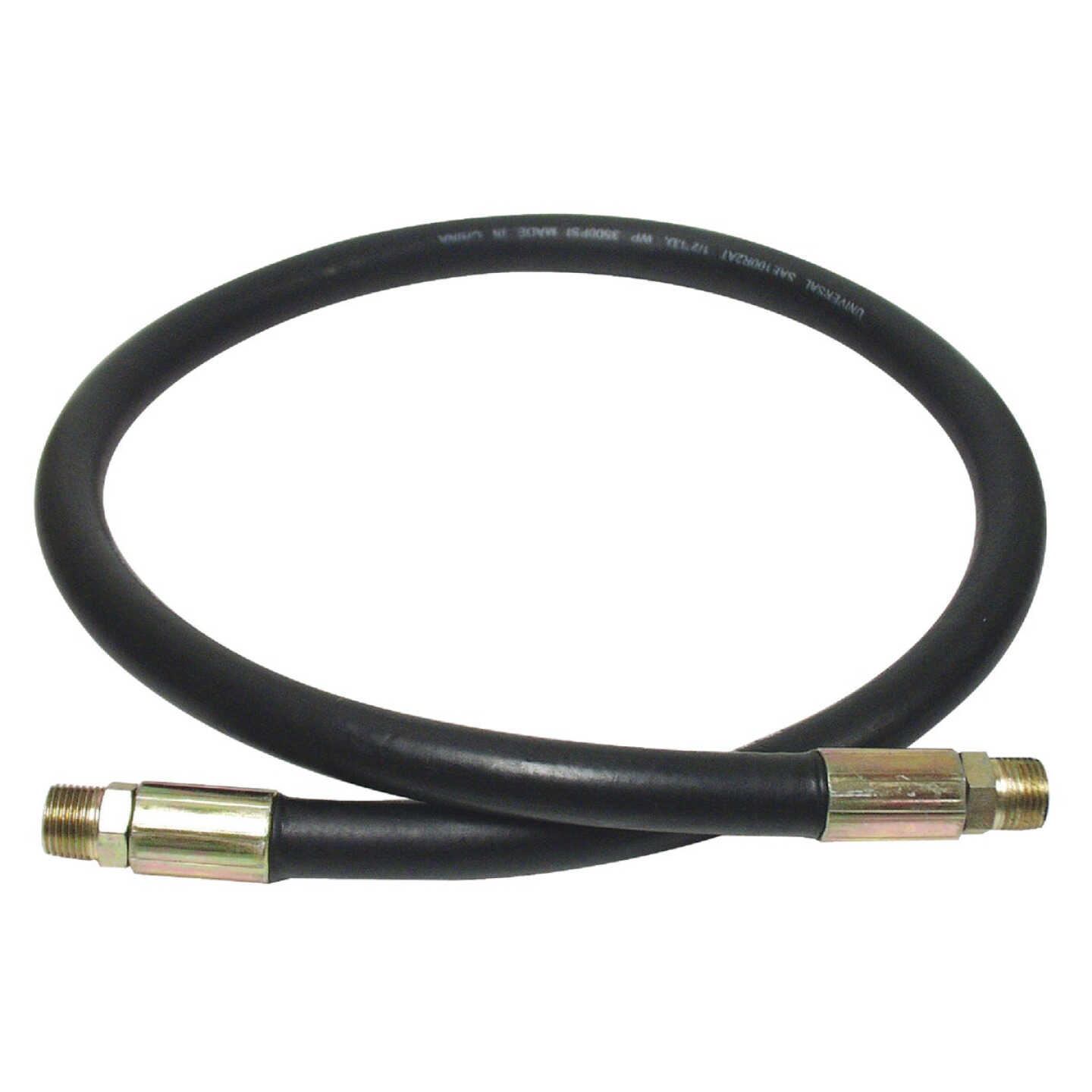 Apache 3/8 In. x 120 In. Male to Male Hydraulic Hose Image 1
