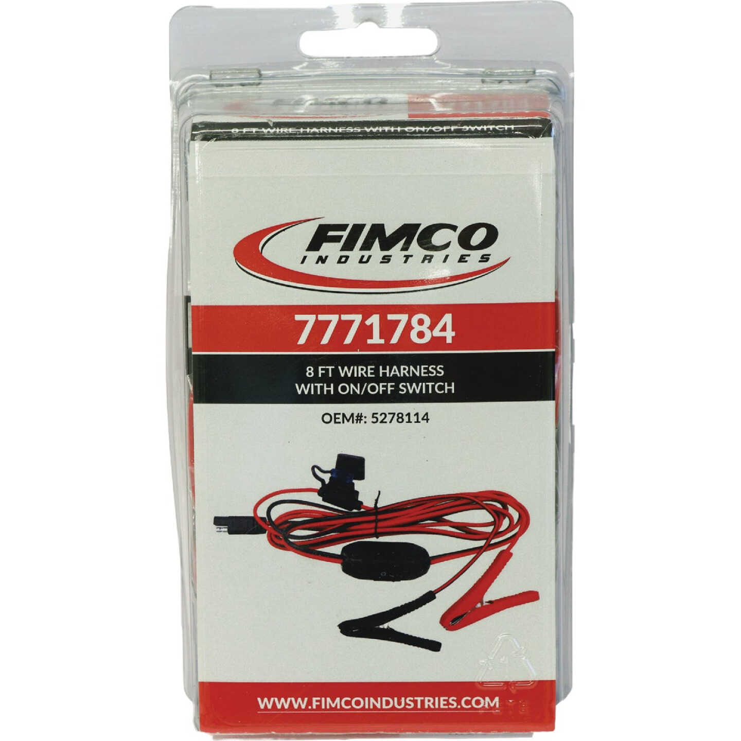 Fimco 96 In. Lead Wire Assembly Alligator Clips Image 2