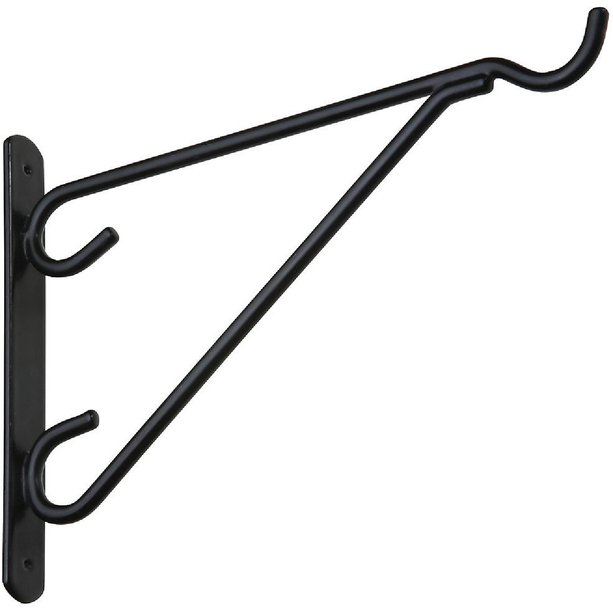 National Hardware 12 In. Black Vinyl-Coated Steel Plant Hanger Bracket