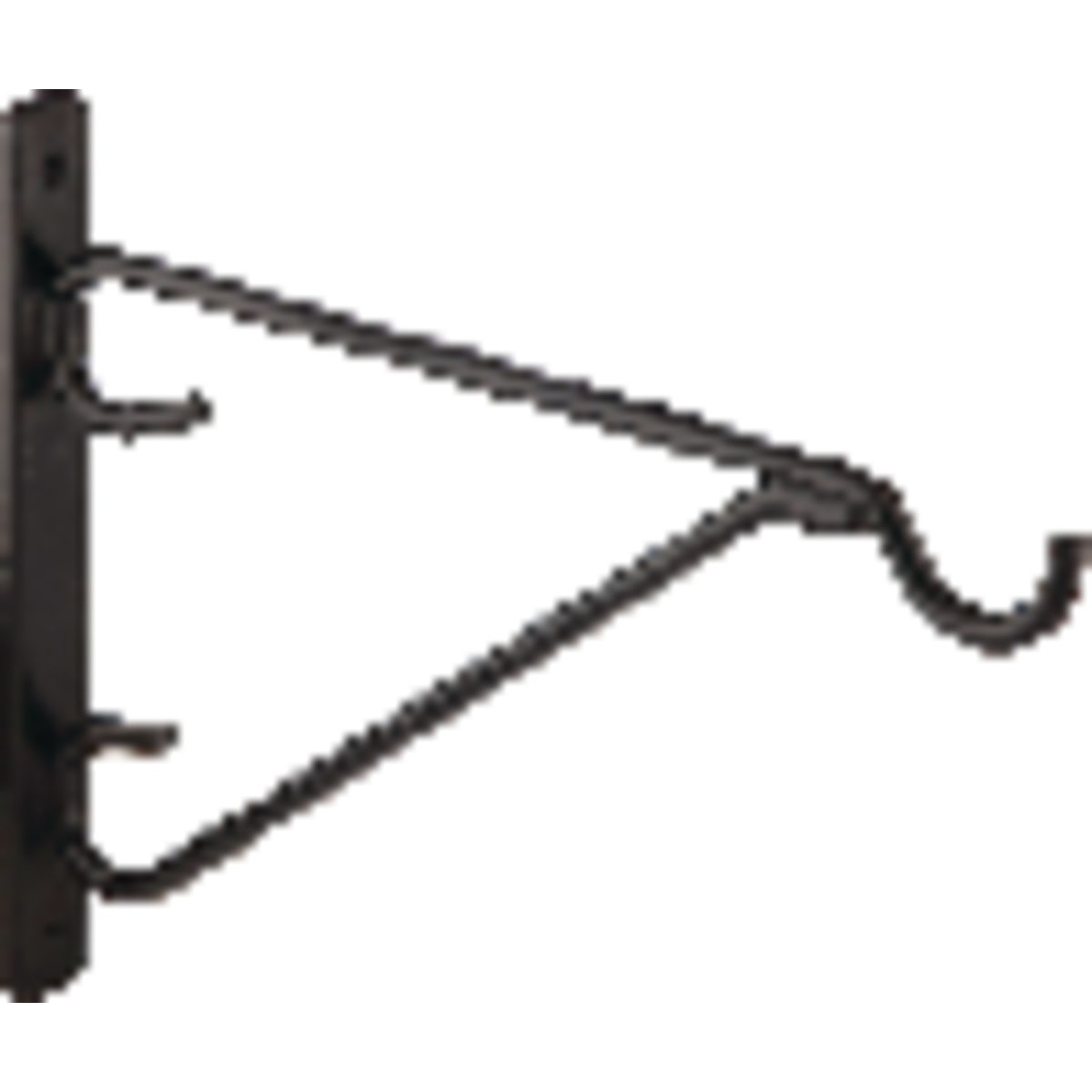 National Hardware 12 In. Black Vinyl-Coated Steel Plant Hanger Bracket Image 4