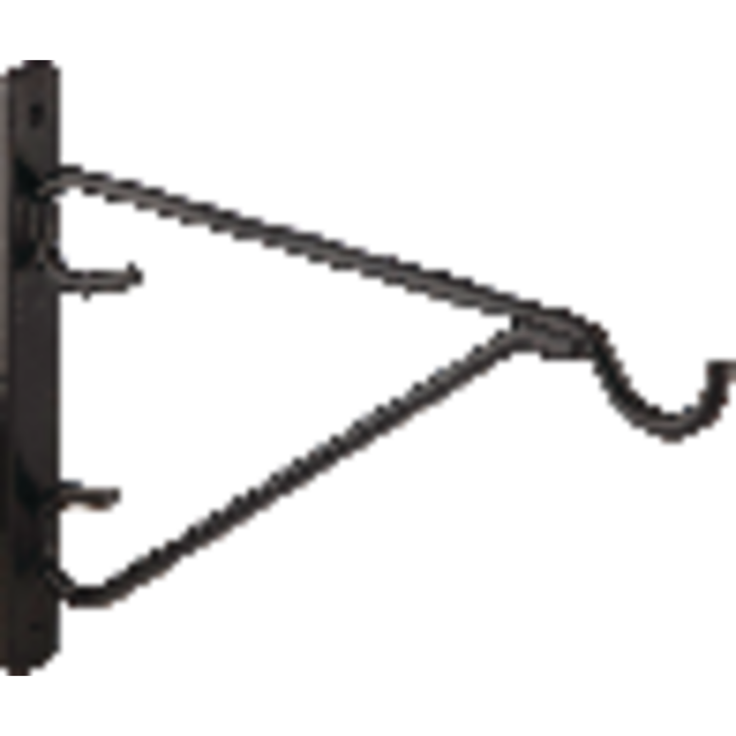 National Hardware 12 In. Black Vinyl-Coated Steel Plant Hanger Bracket Image 4
