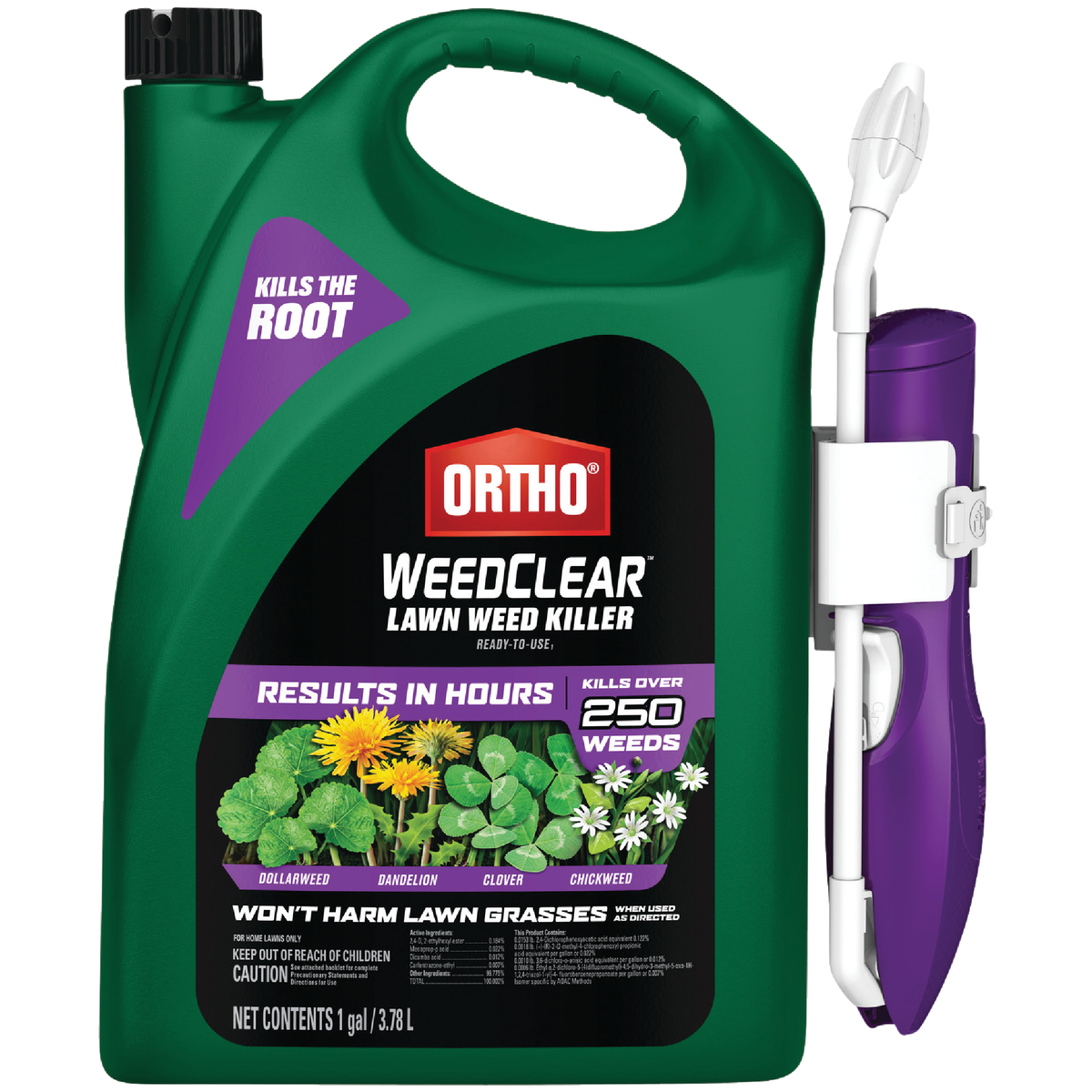 Ortho WeedClear 1 Gal. Ready To Use Wand Sprayer Lawn Weed Killer