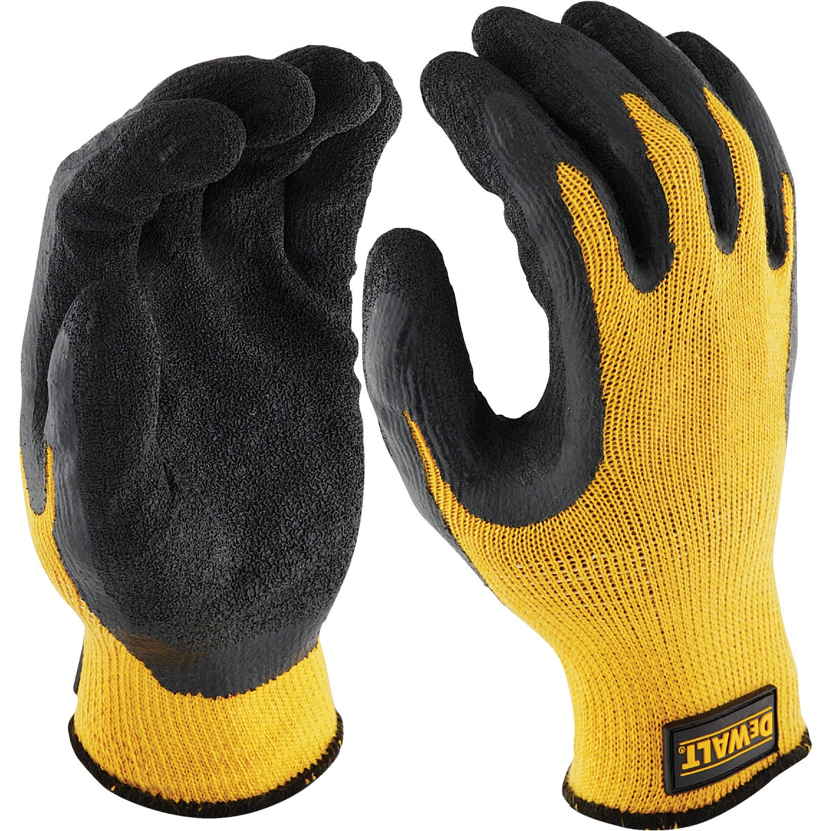 DEWALT Men's Large Gripper Rubber Coated Glove Image 3