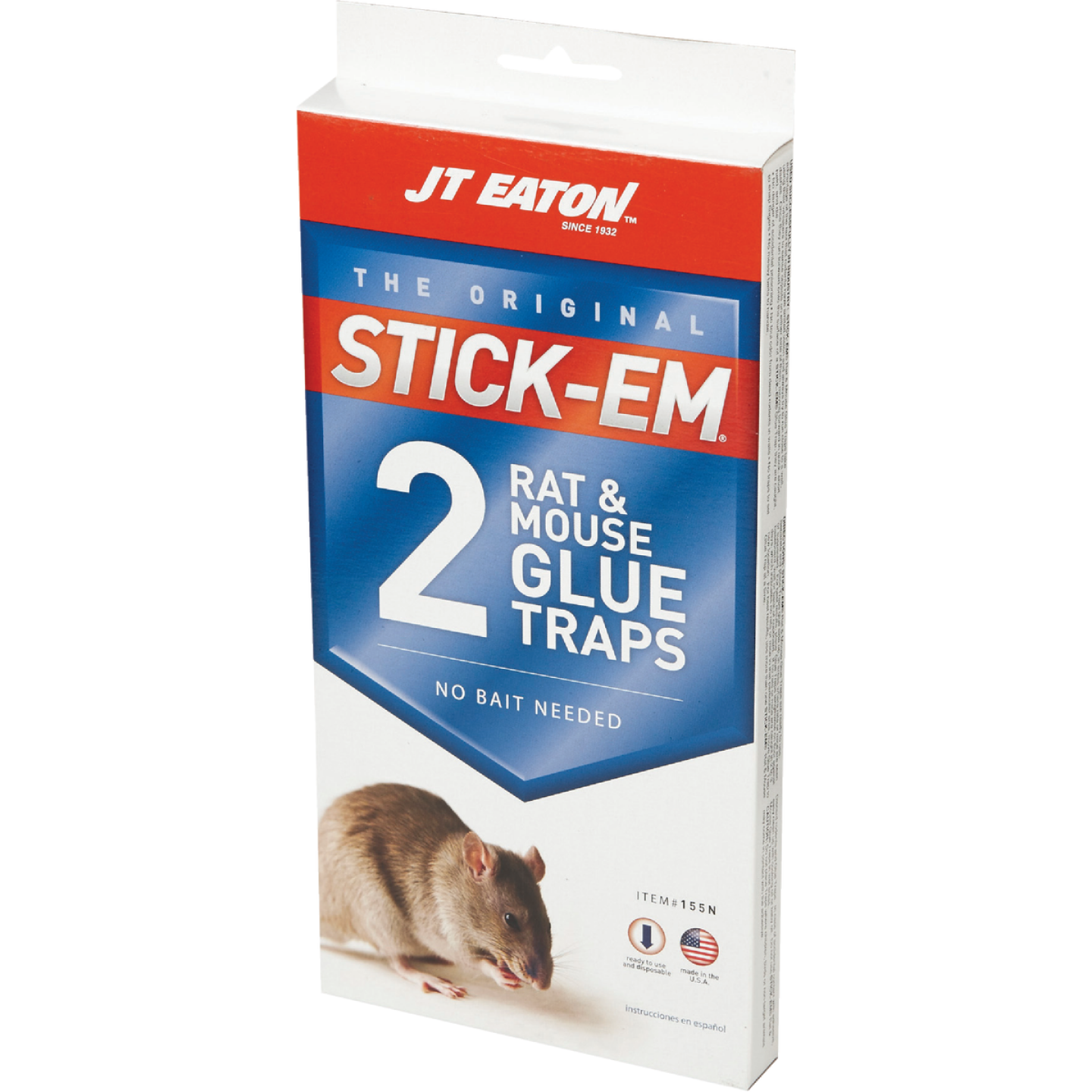 JT Eaton Stick-Em Glue Mouse & Rat Trap (2-Pack) Image 3