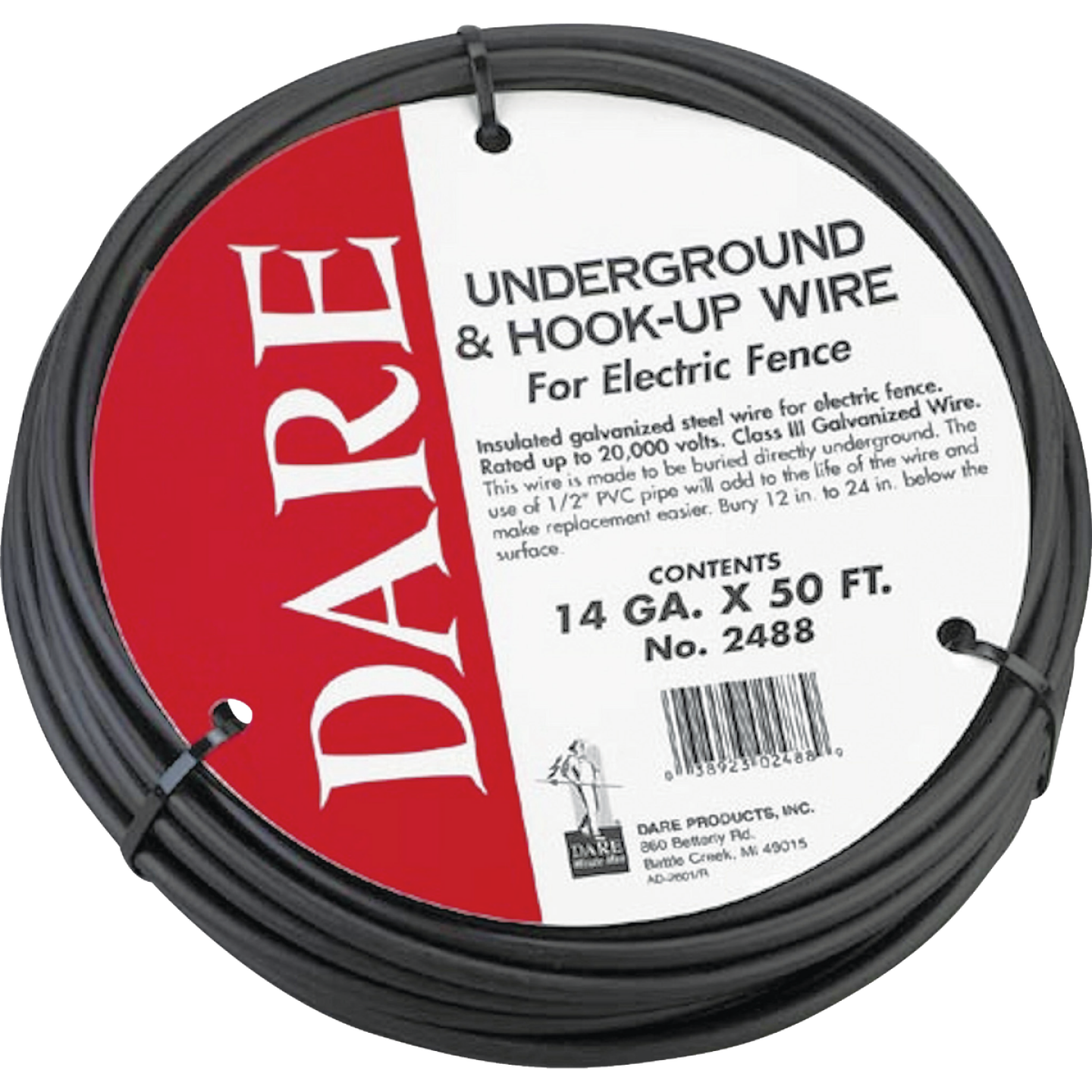 Dare 14 Ga. x 50 Ft. Underground & Hook-Up Wire Image 1