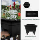 HC Companies 24 In. Black Deck Rail Box Image 2
