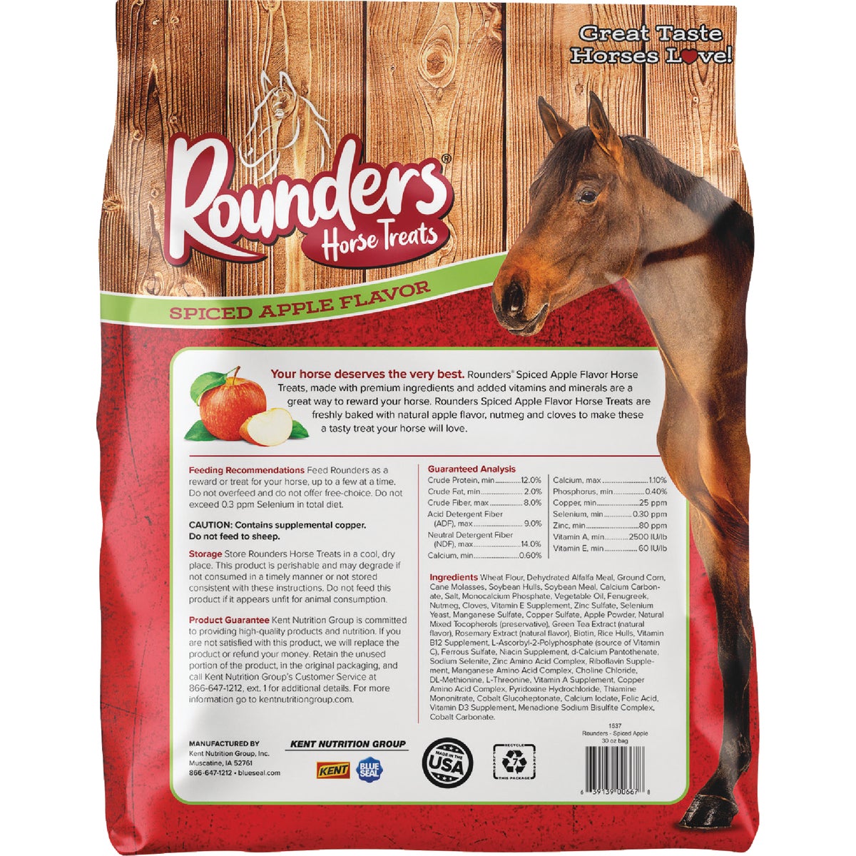 Kent Rounders 30 Oz. Spiced Apple Horse Treats Image 6