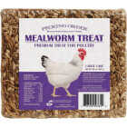 Pecking Order 20 Oz. Large Mealworm Cake Image 1