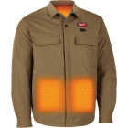 Milwaukee M12 Men's 3XL Khaki Heated Shirt Jacket Image 2