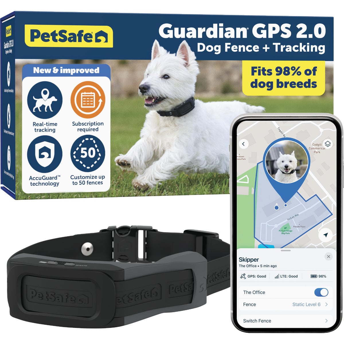 PetSafe Guardian GPS + Tracking Dog Fence Collar