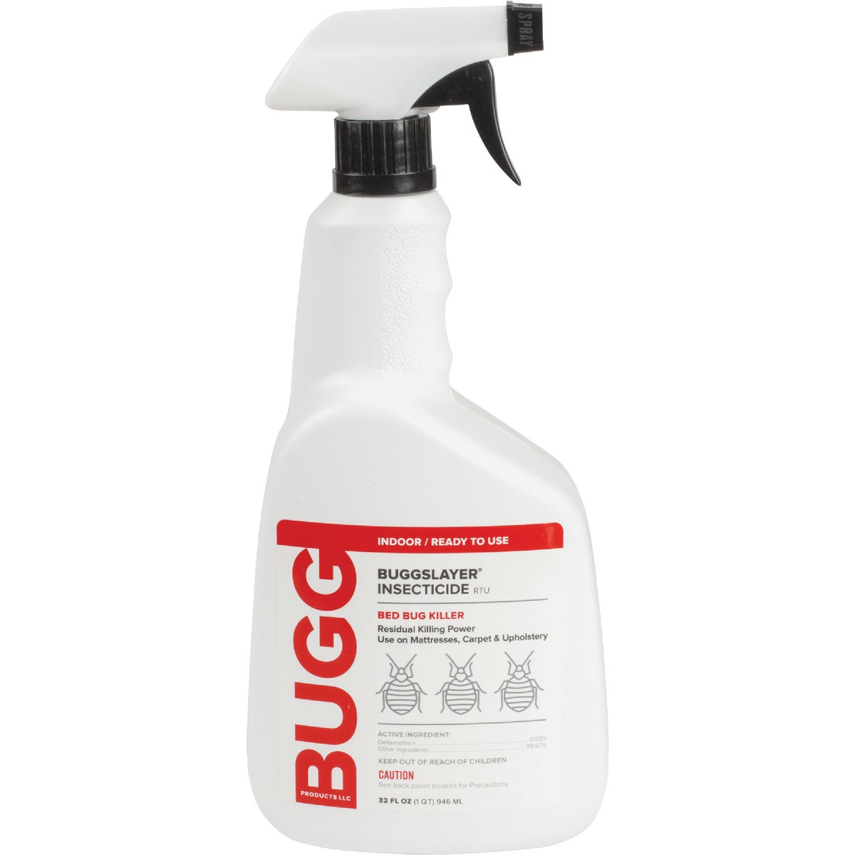 BUGG BUGGSLAYER 32 Oz. Ready To Use Trigger Spray Bed Bug Killer