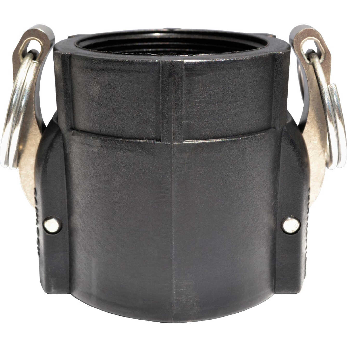 Green Leaf 3 In. Female Coupler x 3 In. FNPT No Lock Cam Lock (D) Image 1