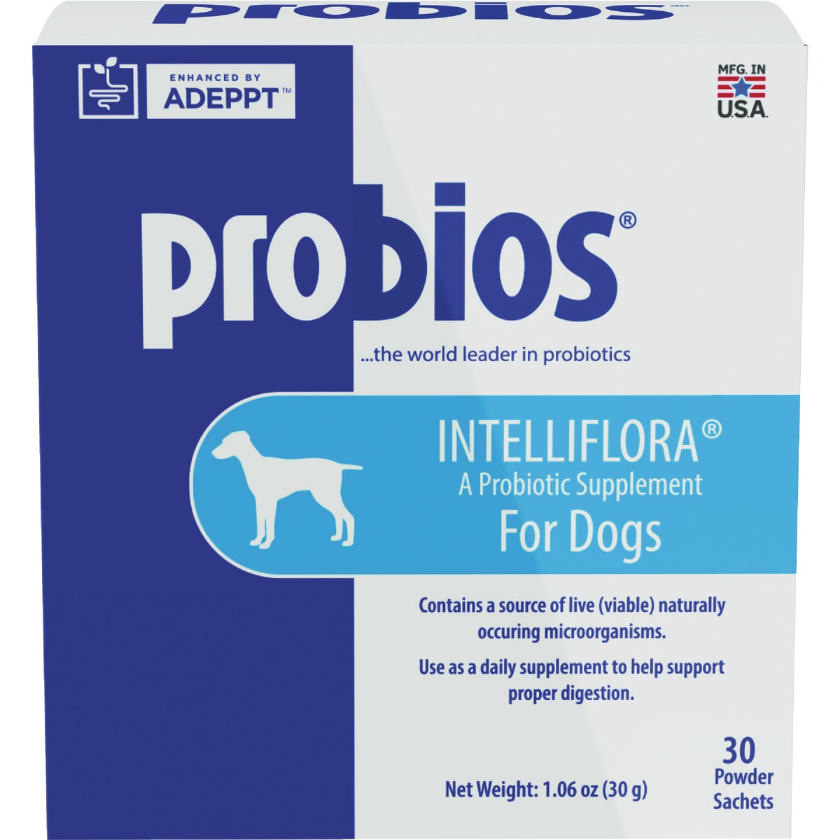 Probios Intelliflora Probiotic Dog Supplement (30-Count) Image 1