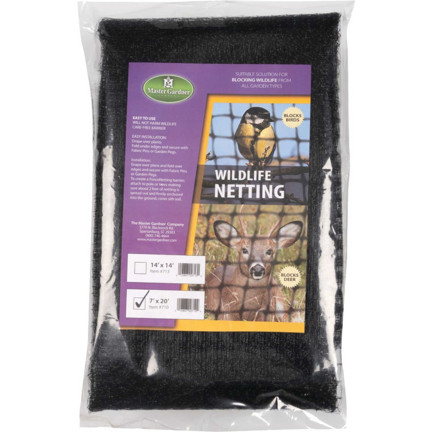 Master Gardner 7 Ft. x 20 Ft. Wildlife Netting Image 1