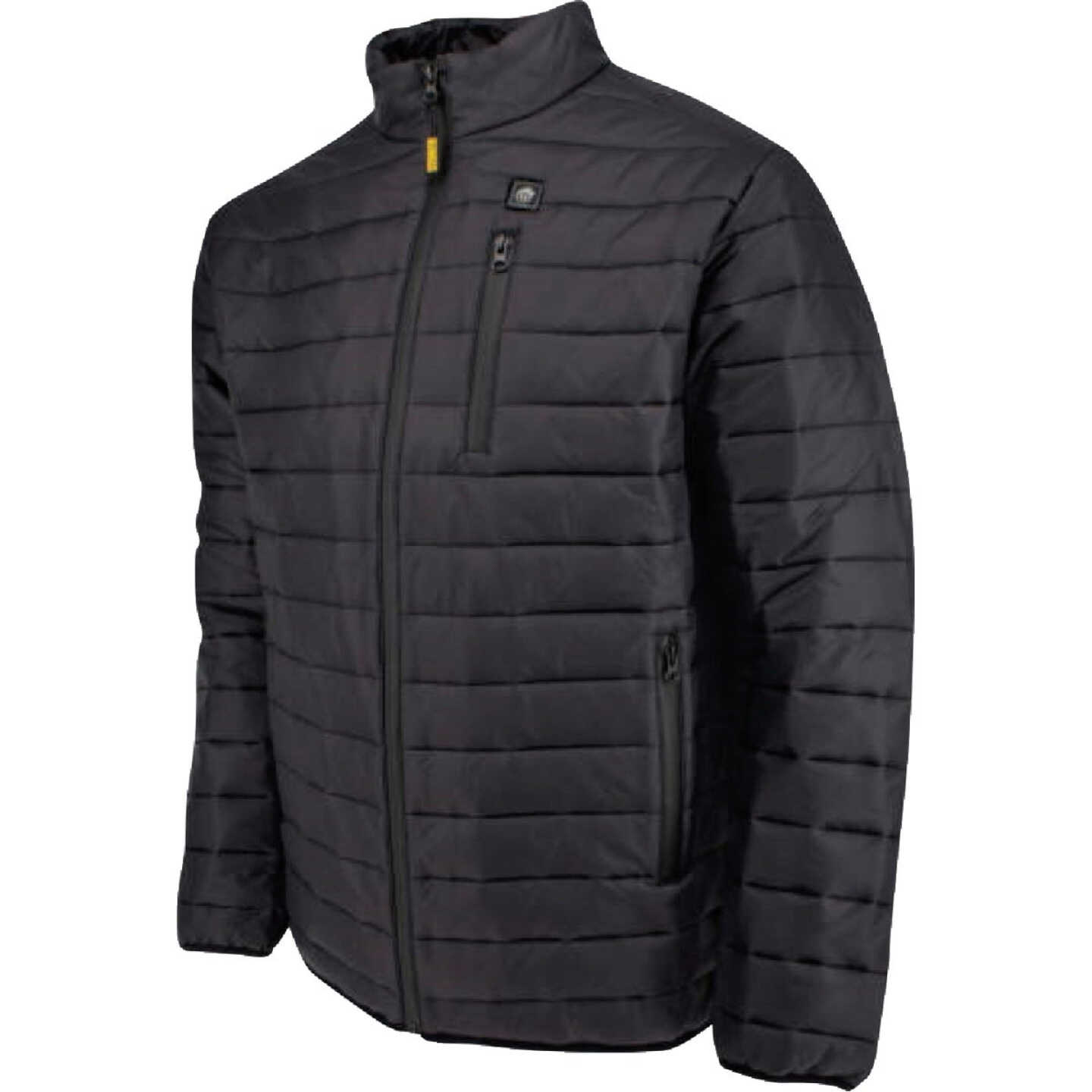 DEWALT Men's Black Puffer Heated Jacket Kit, M Image 3