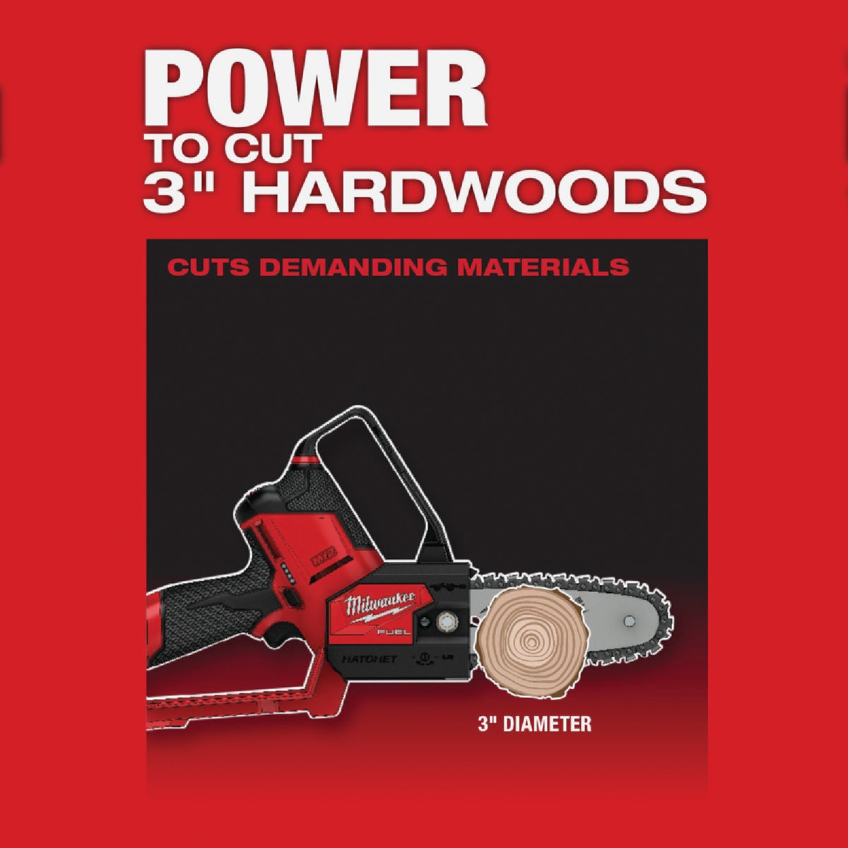 Milwaukee M12 FUEL HATCHET Brushless 6 In. Cordless Pruning Saw Kit with 4.0 Ah Battery & Charger Image 5