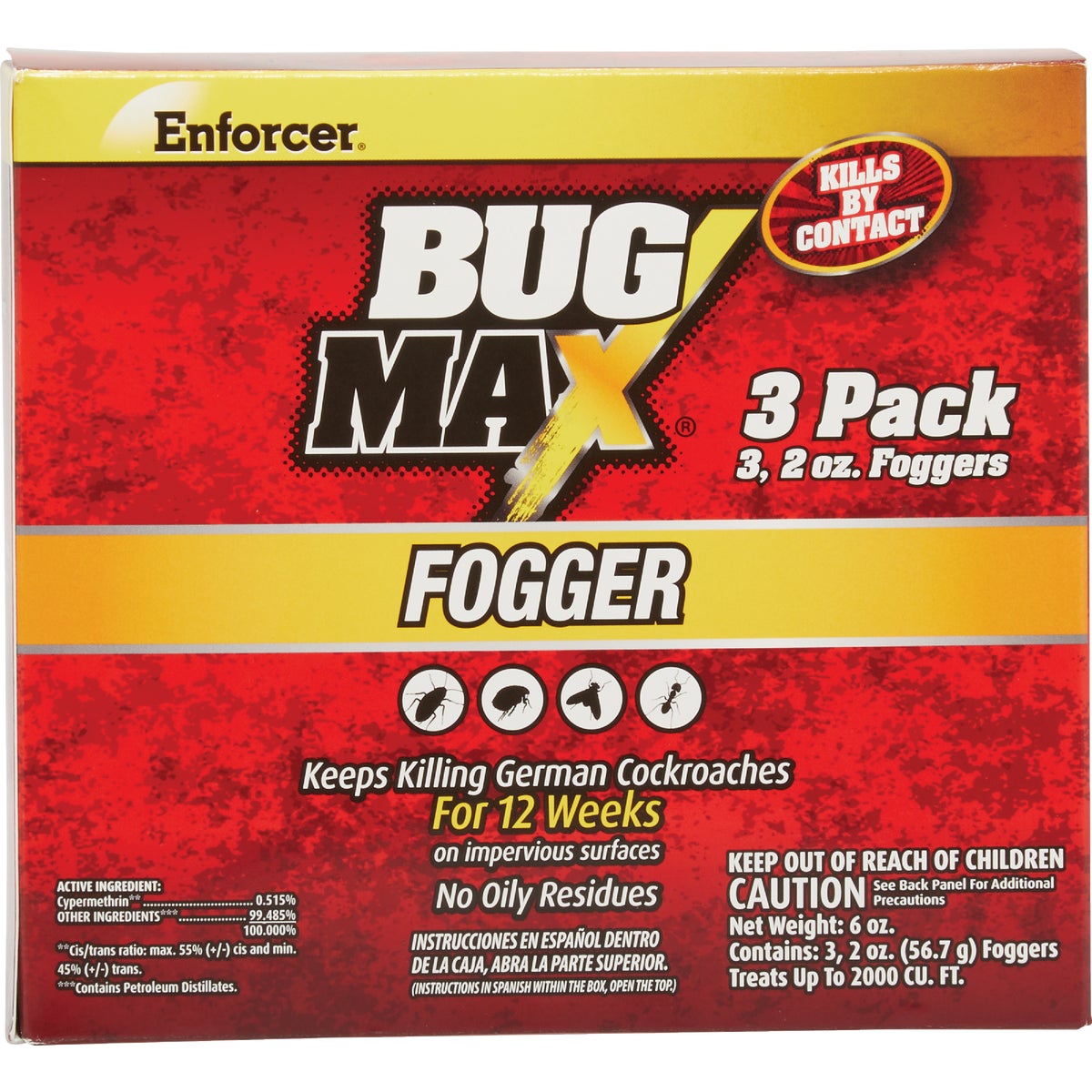 Enforcer Bug Max 2 Oz. Indoor Insect Fogger (3-Pack) Image 2