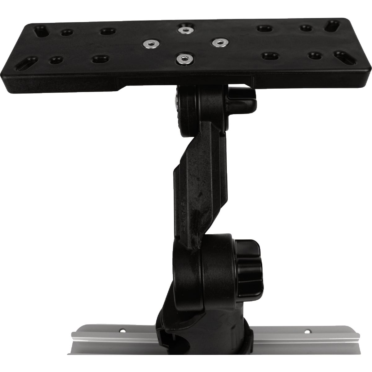 YakAttack Rectangular Fish Finder Mount with Track Mounted LockNLoad Mounting System Image 3