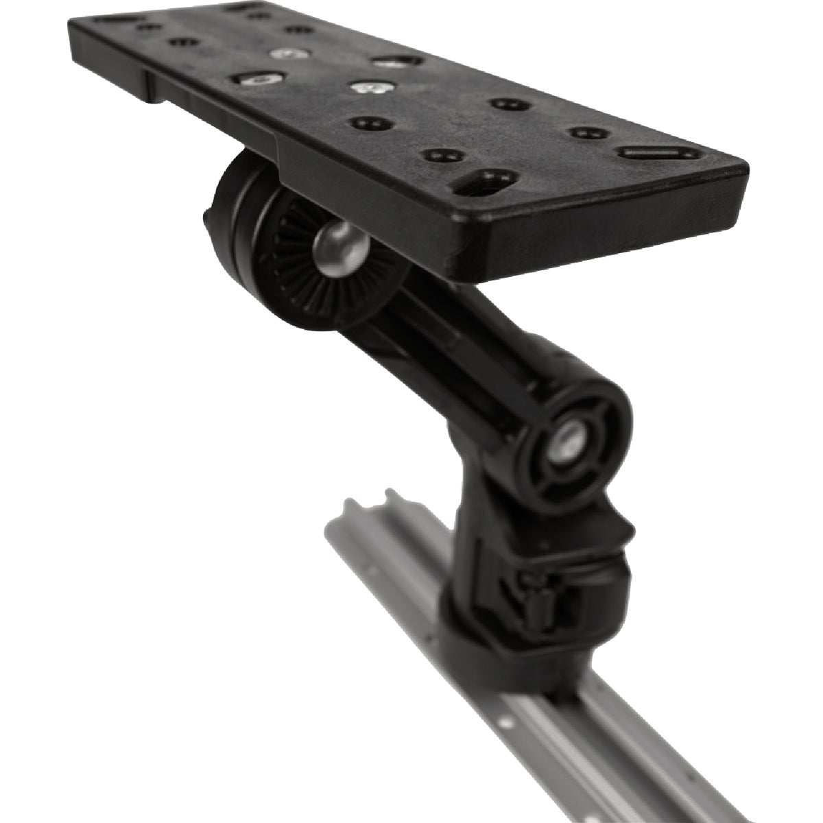 YakAttack Rectangular Fish Finder Mount with Track Mounted LockNLoad Mounting System Image 5