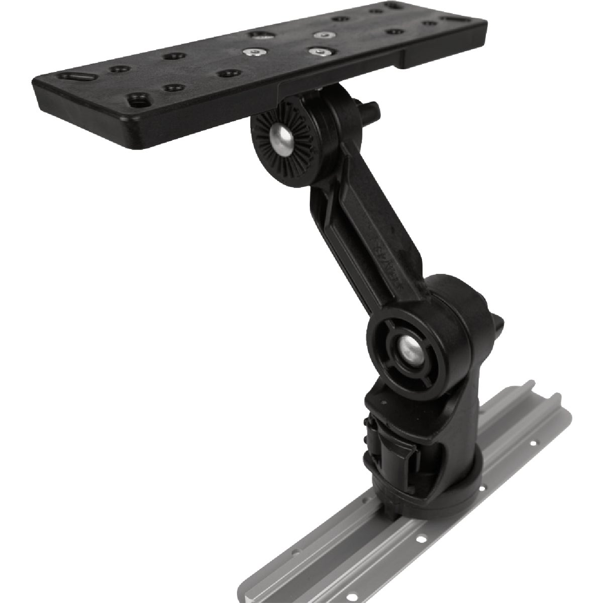 YakAttack Rectangular Fish Finder Mount with Track Mounted LockNLoad Mounting System Image 2