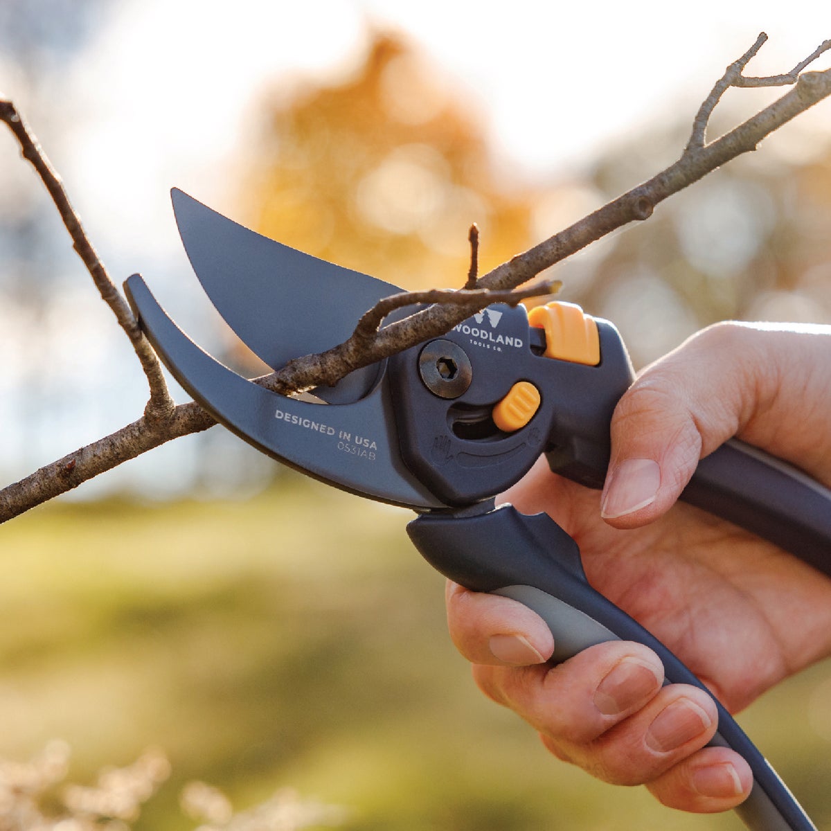 Woodland 8.38 In. Adjustable Heavy Duty Bypass Pruner Image 2