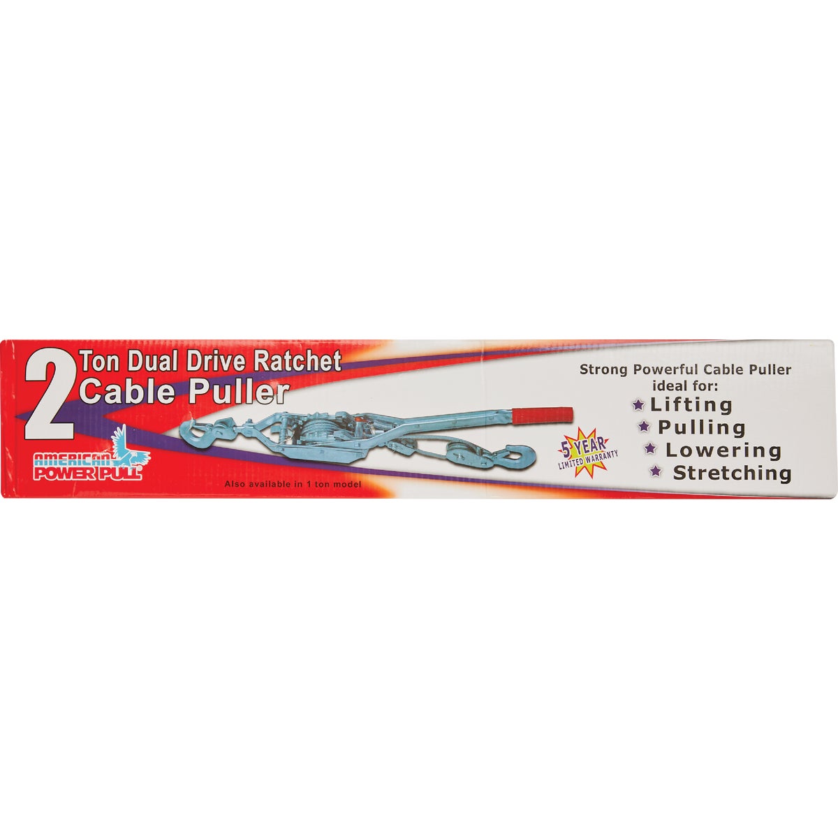 American Power Pull 2-Ton 6 Ft. Cable Puller Image 2